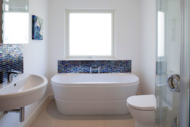 Leafoot House trendy-badevaerelse