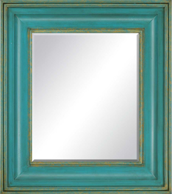 Turquoise Enlightenment Mirror Southwestern Wall Mirrors by