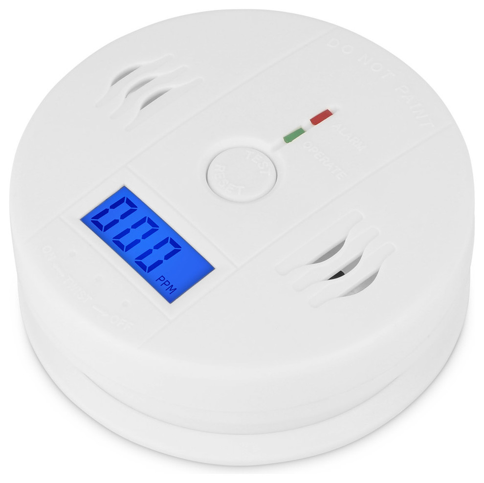 Battery Operated CO Carbon Monoxide Sensor Alarm