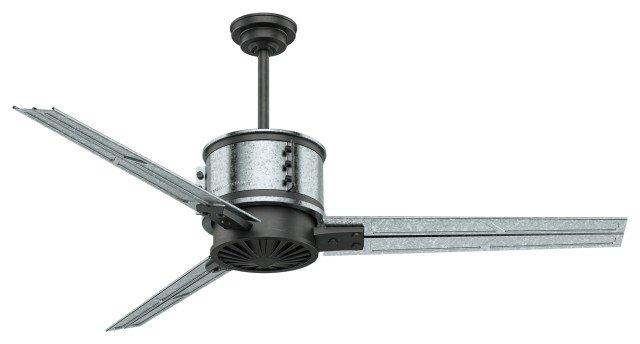 Casablanca 60 Duluth Galvanized And Aged Steel Ceiling Fan Wall