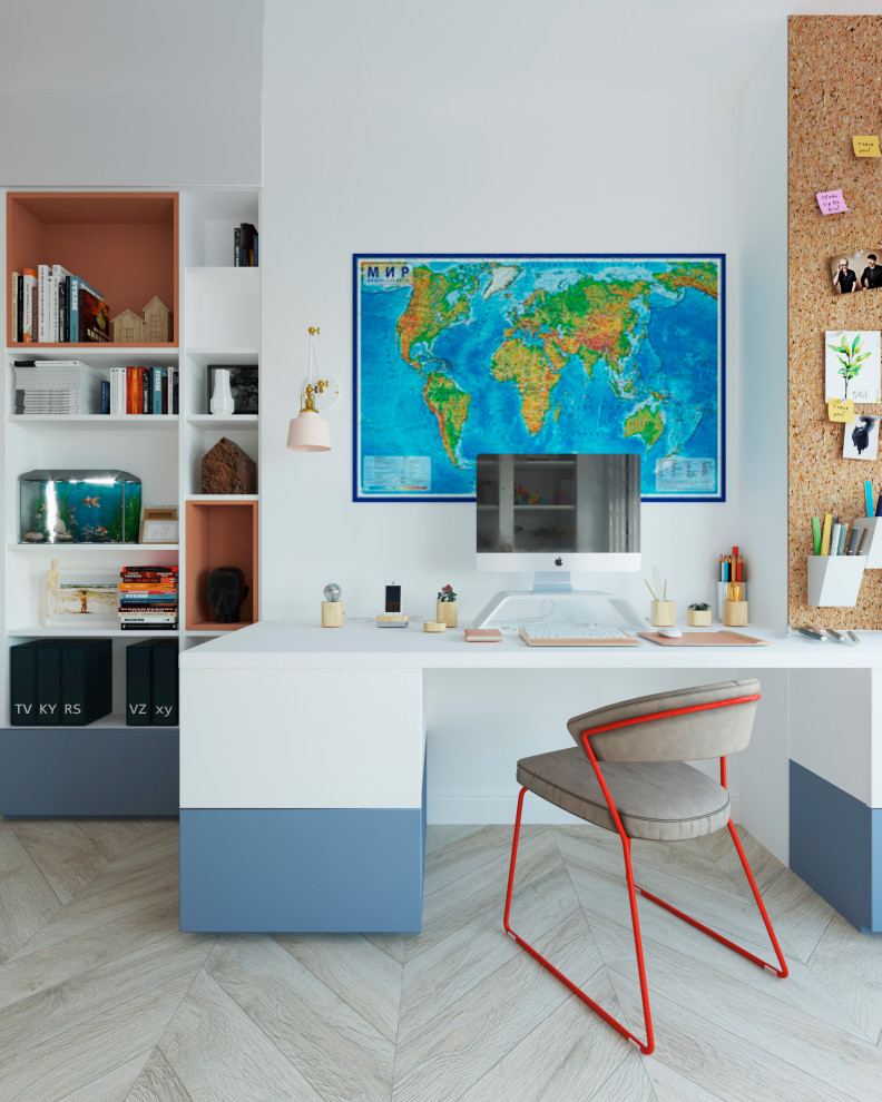 Квартира с яркими акцентами