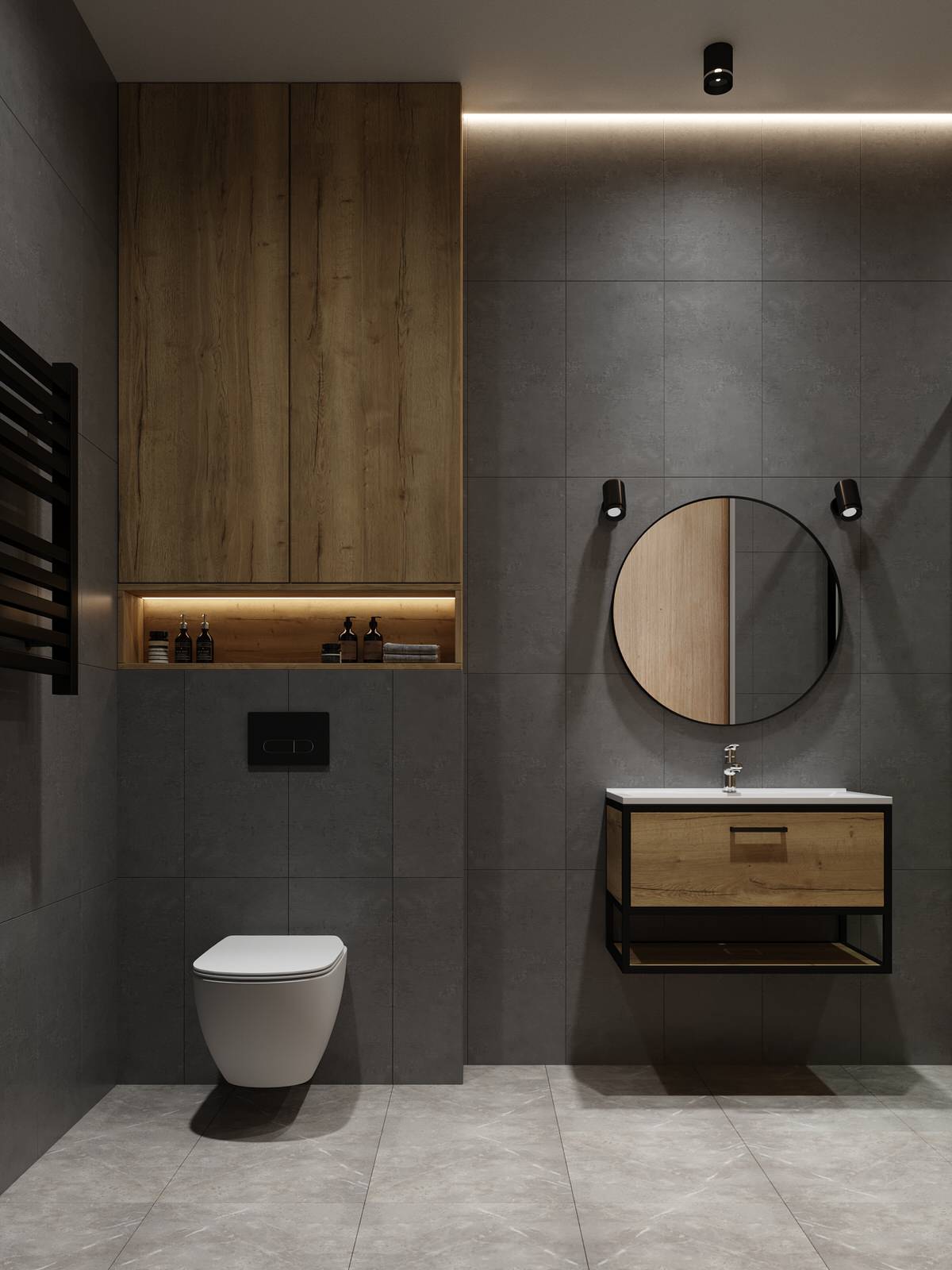 Проект 2х уровневой квартиры