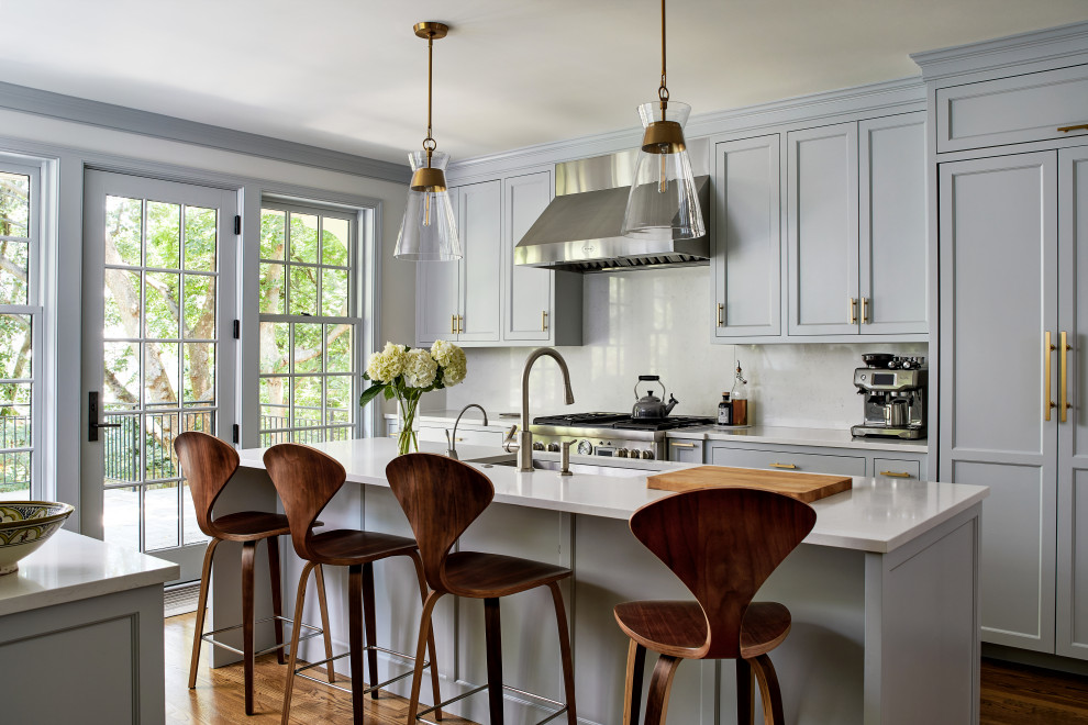 Charming Colonial - Traditional - Kitchen - DC Metro - by Hill & Hurtt ...