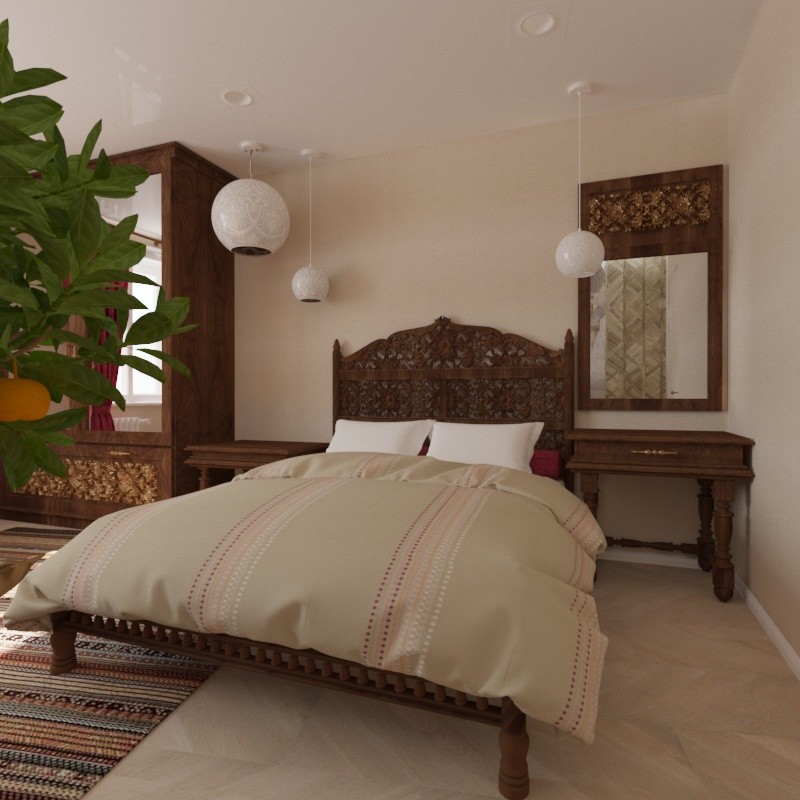 Восточная любовь по-уральски - спальня