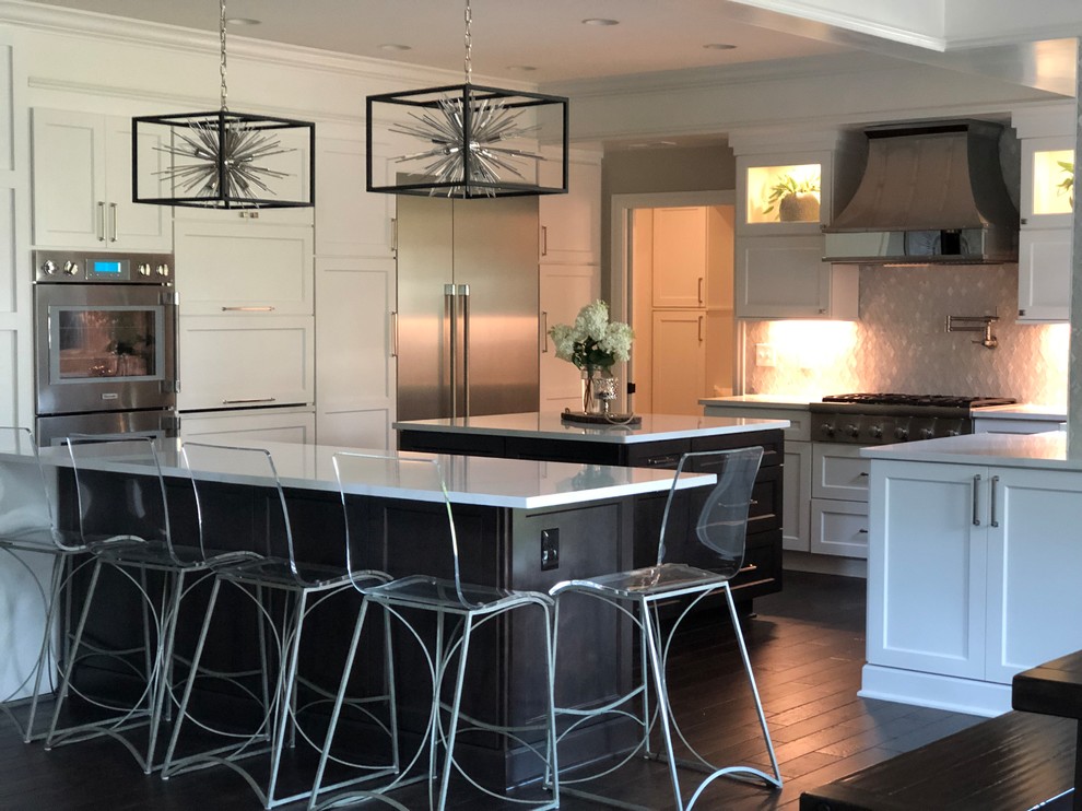 Modern-Rustic-Glam kitchen - Modern - Kitchen - Columbus - by Kish Home ...
