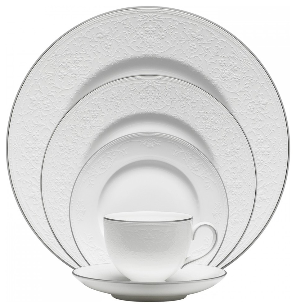 Wedgwood English Lace 40 Piece China Set Traditional Dinnerware Sets By Unique Gifts