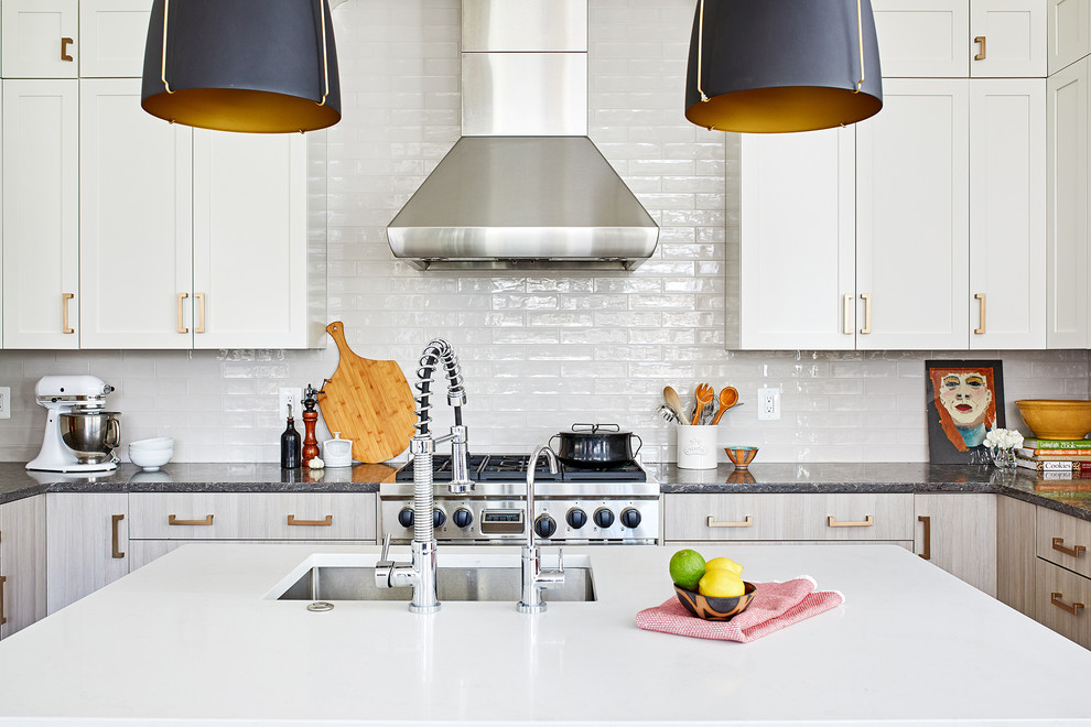 Inspiration for a transitional kitchen remodel in DC Metro