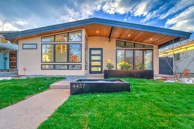 Berkeley Park Mid-Century Modern Ranch - New Construction - Midcentury - Exterior - Denver - by ...