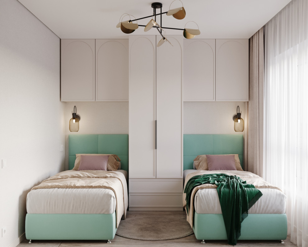 Дизайн проект 3х комнатной квартиры с большой кухней-гостиной