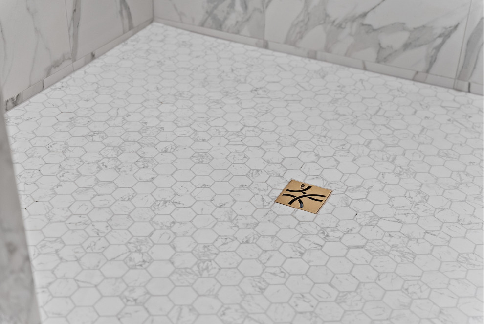 Mosaic Shower Floor | Timeless Bathroom Design