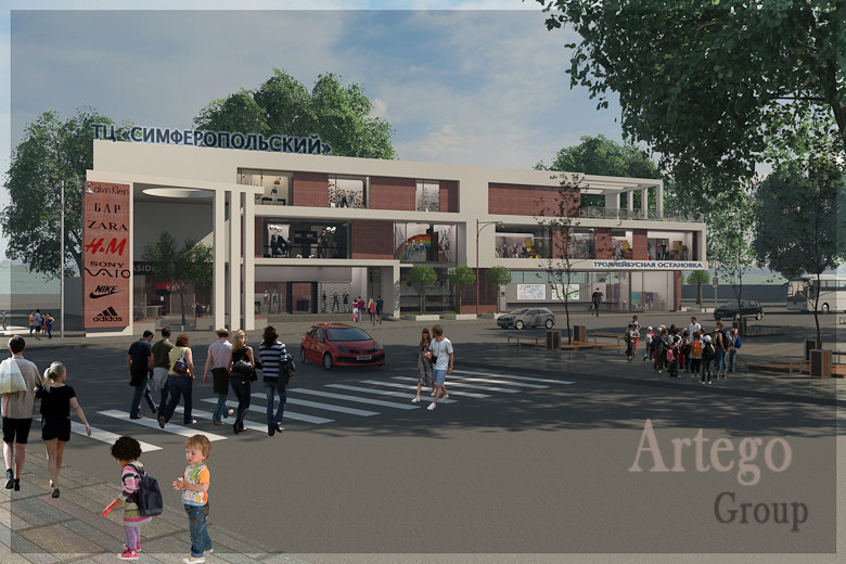 Проект торгового центра в Симферополе