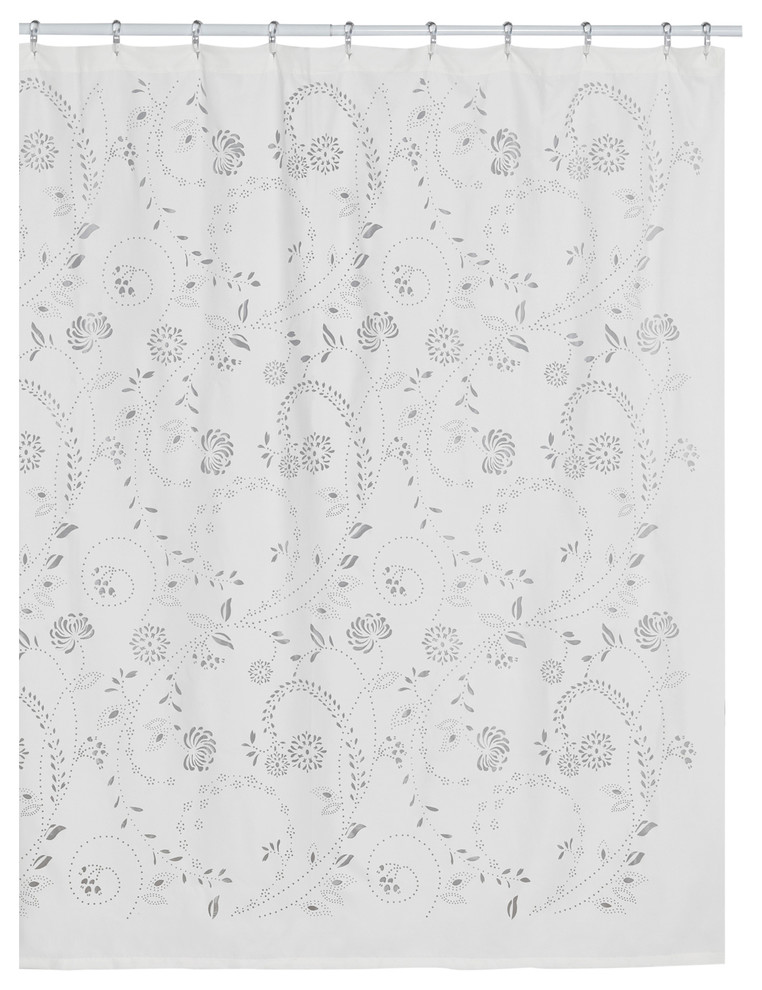 Eyelet Shower Curtain Contemporary Shower Curtains by Creatively