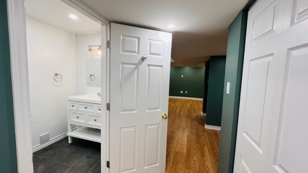 Mississauga Complete 1200 sq. ft. Basement Remodel