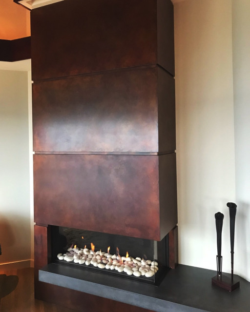 Modern Fireplace Installs by Sutter Home & Hearth Modern Living