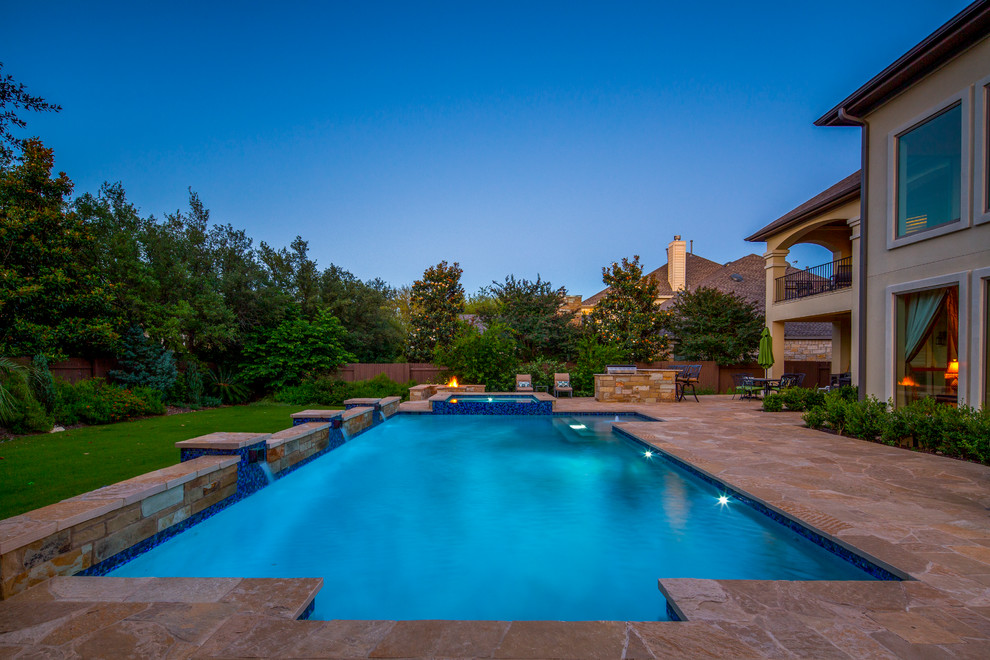 Photo of a modern pool in Austin.