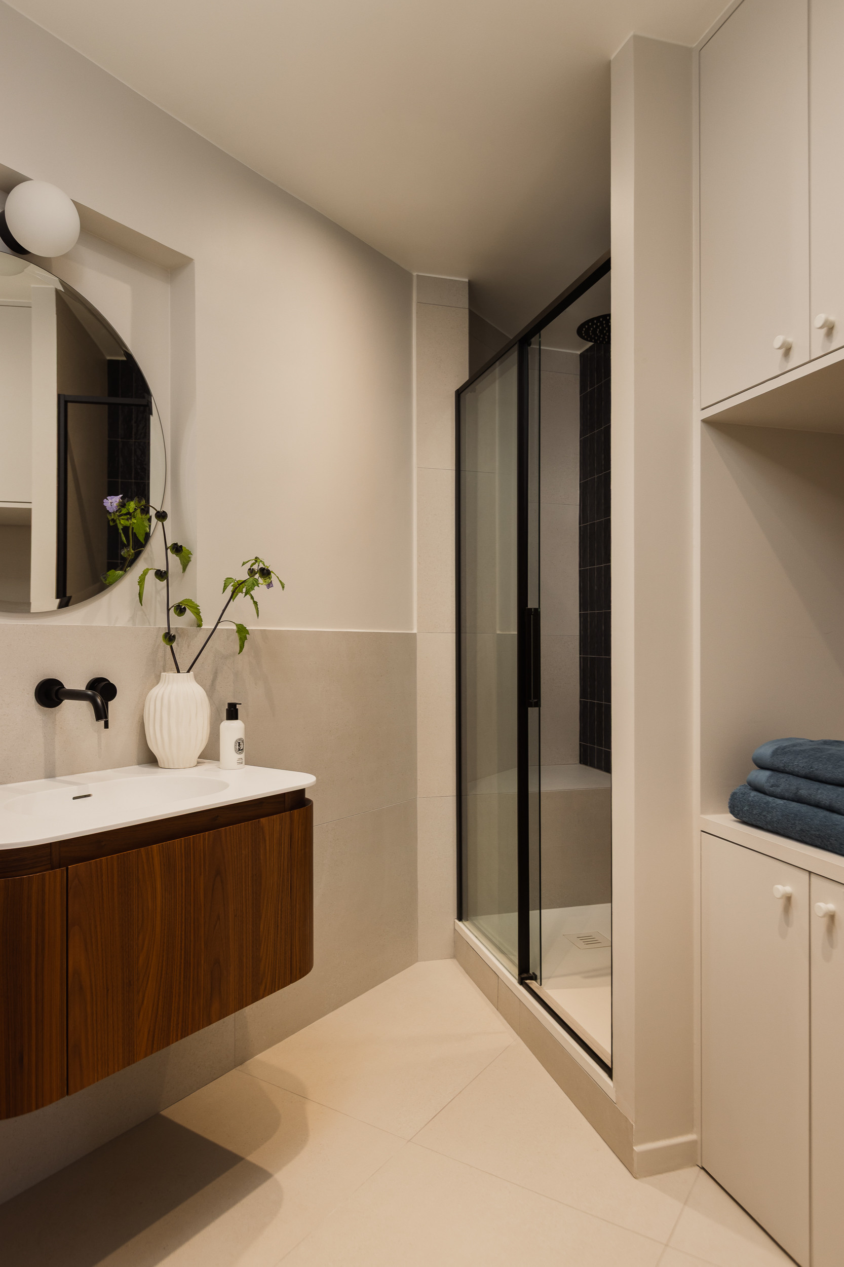 Circulations, courbes et nouvelle respiration pour ce 105m2