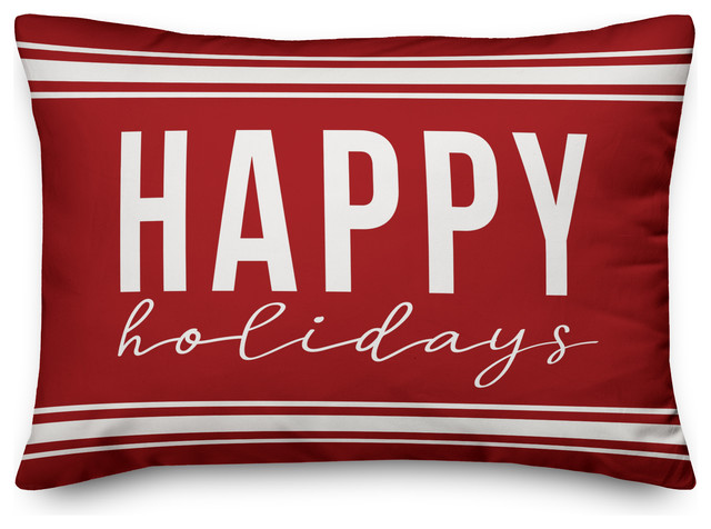 outdoor holiday throw pillows