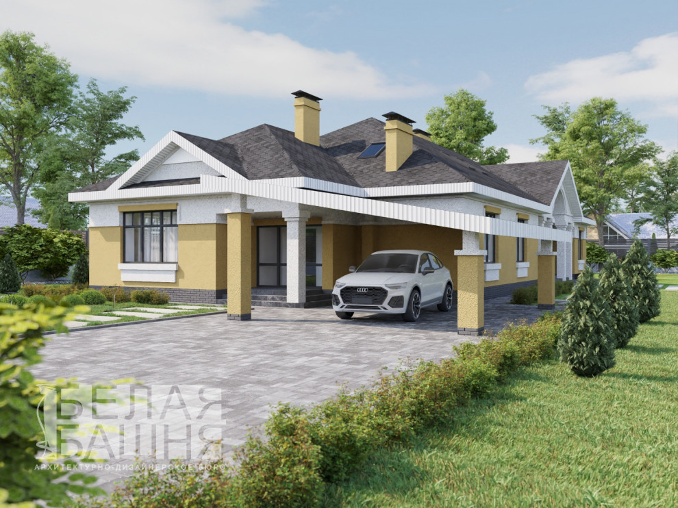 Жилой дом с мансардным этажом