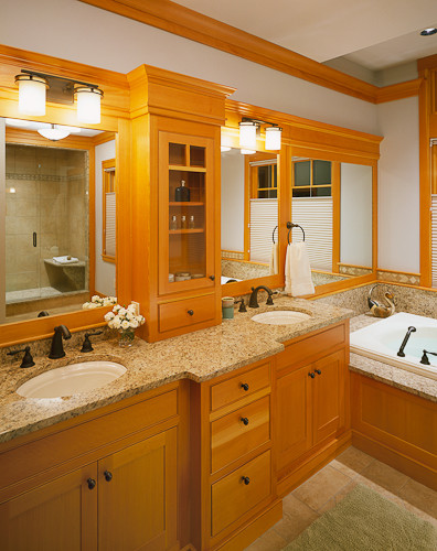 Custom Home Southern Maine Adirondack Style Lake House Traditional Bathroom Portland Maine By Howell Custom Building Group Houzz Uk