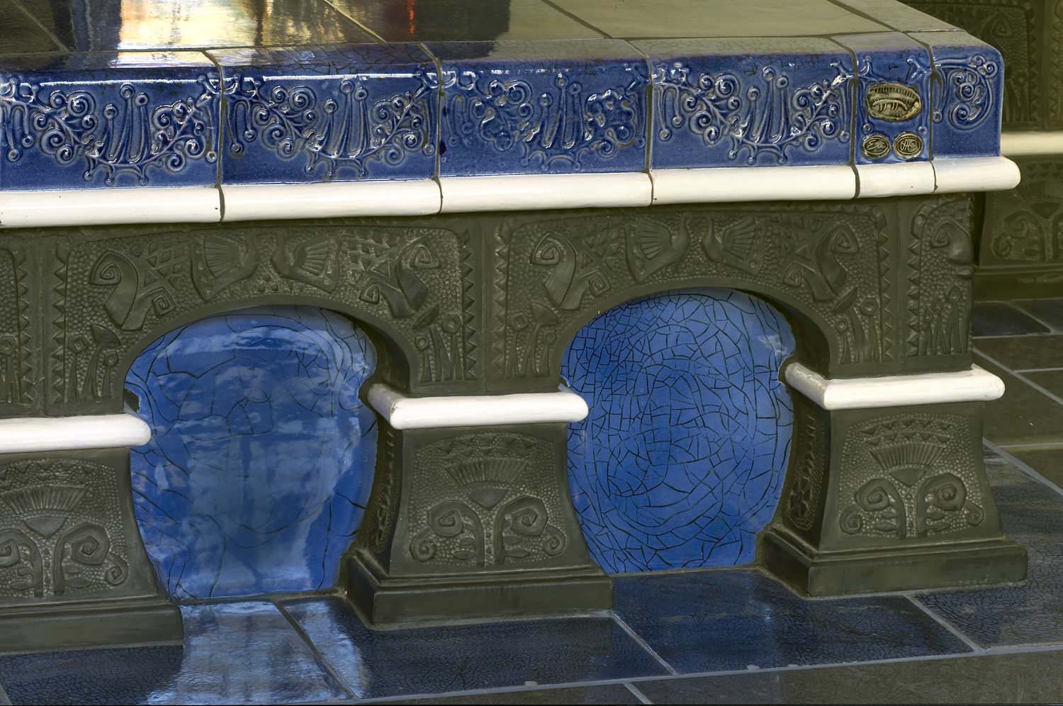 Камин в бибилиотеку "Ангел".Фрагмент.