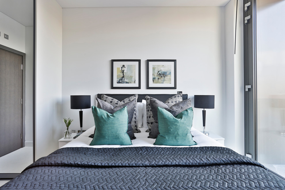 Putney New Build Contemporary Bedroom London by Ed Kingsford