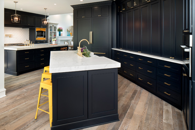 Peninsula Point Kitchen transitional-kitchen