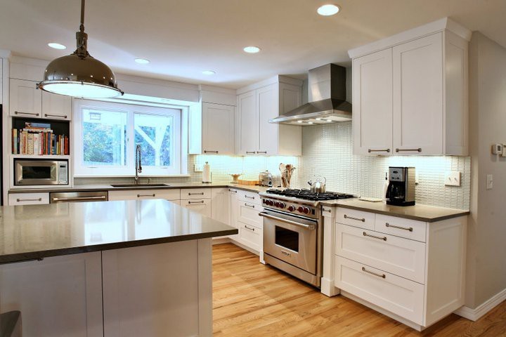 Kitchen - transitional kitchen idea in Denver