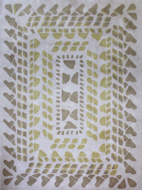 Hand Tufted rug modern-avpassade-mattor