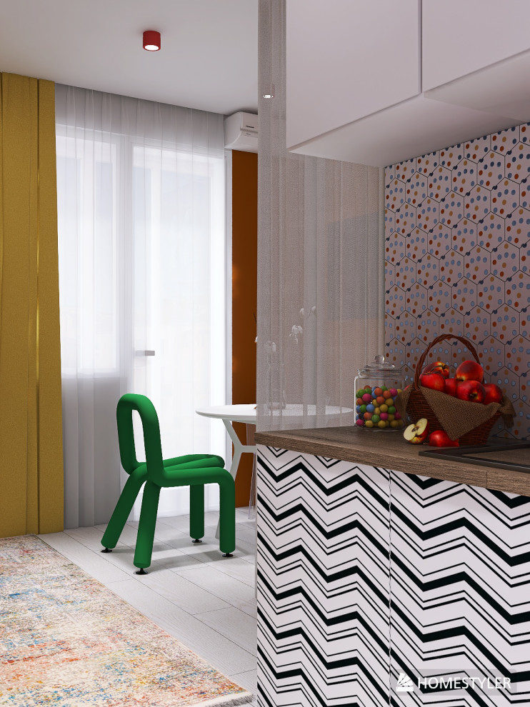 Г. АНАПА 20 КВ.М. РАДИКАЛЬНАЯ ЭКЛЕКТИКА ИЛИ ПОП АРТ