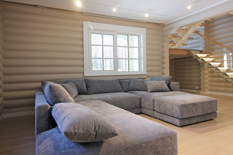 Срубовой коттедж в Рощино