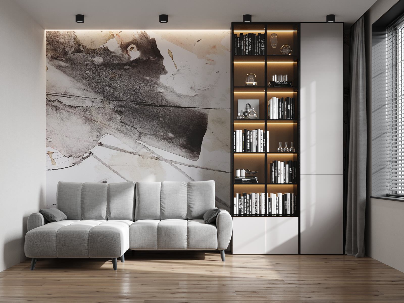 Проект 2х уровневой квартиры