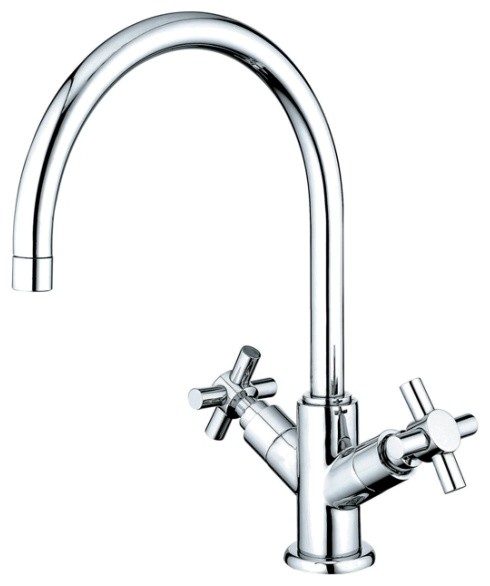 Concord Double Handle Kitchen Faucet Contemporary Kitchen