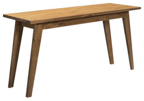 Teak Bathroom Vanity Unit, Natural, 150 cm