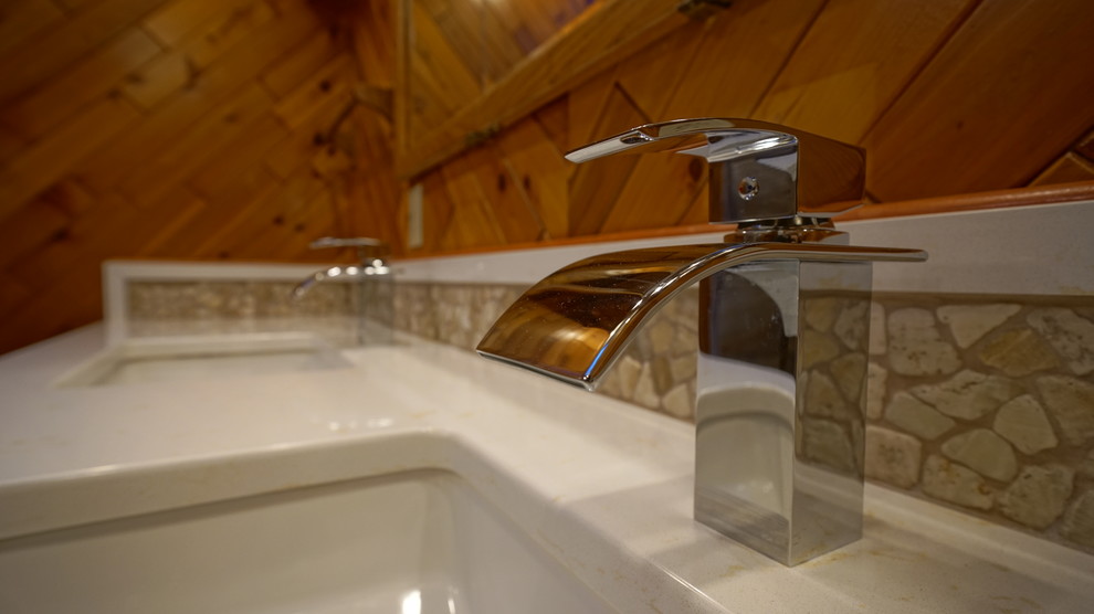 Home design - rustic home design idea in Seattle