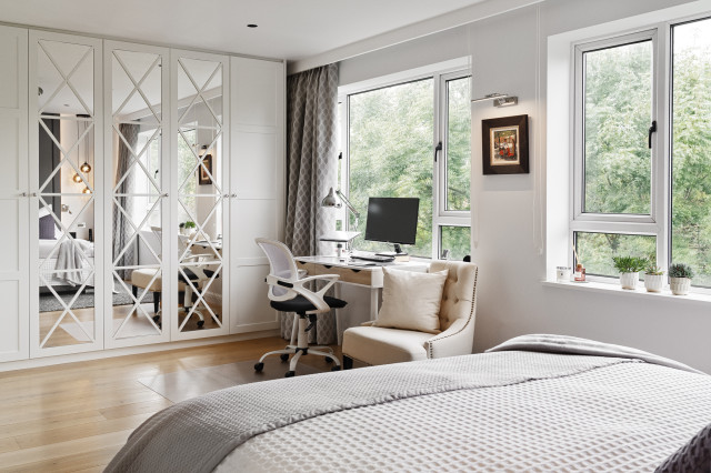 Hampstead Flat contemporary-sovrum