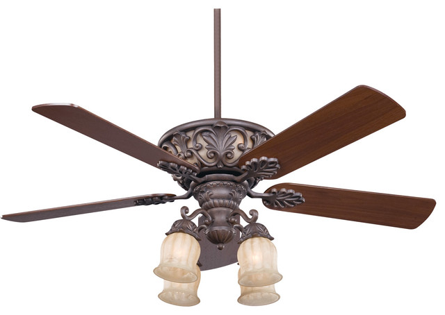 Savoy House Monarch Ceiling Fan Walnut Patina Mediterranean