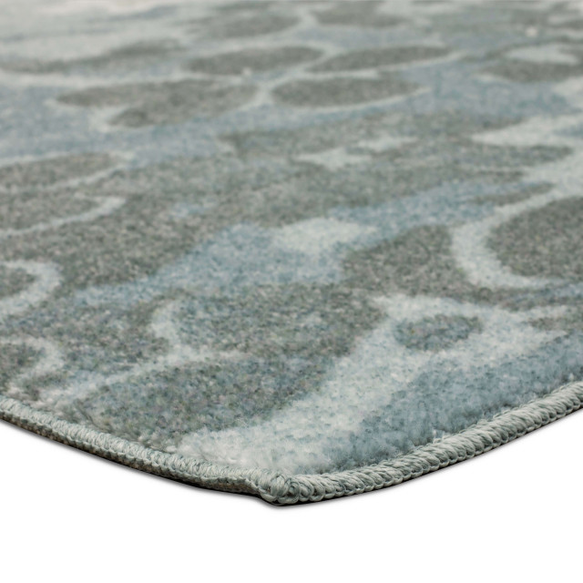 Mohawk Home Aurora Radiance Aqua Area Rug, 2' x 8' Contemporary