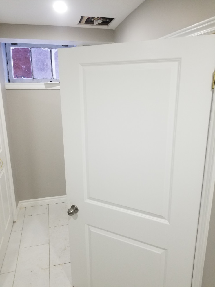 Basement Remodel- Bathroom, Laundry, and Entertainment Area