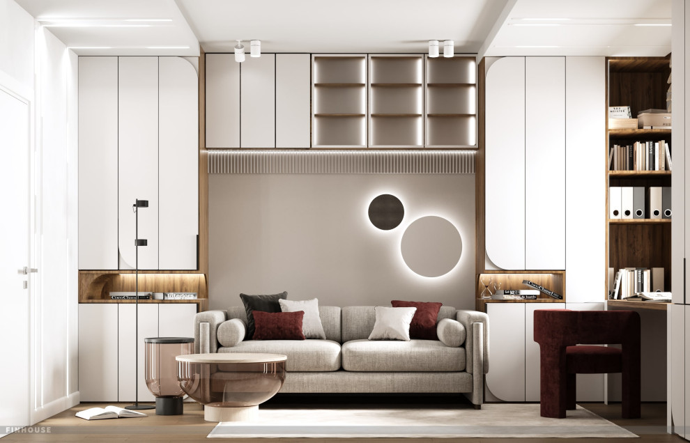 Проект двухкомнатной квартиры (57 м²) в Санкт-Петербурге