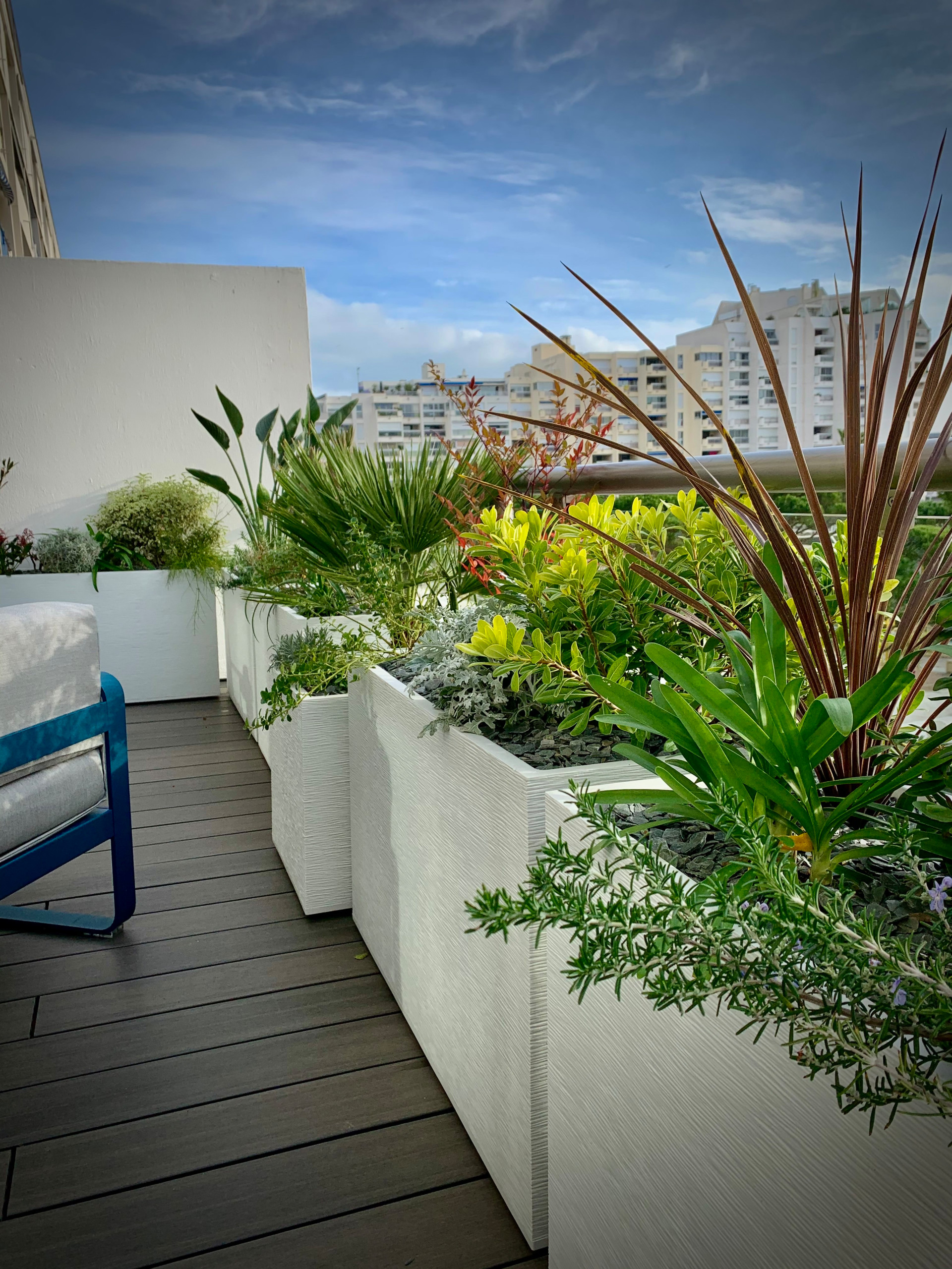 Aménagement d'une terrasse à Carnon (34)