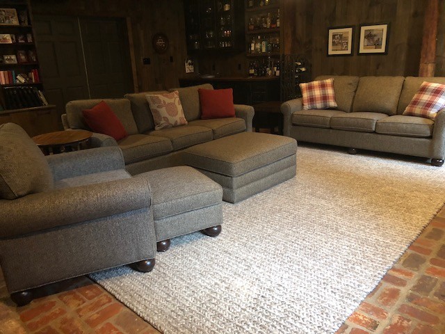 This is an example of a rustic living room in DC Metro.