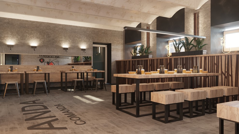 проект кафе индонезийской кухни