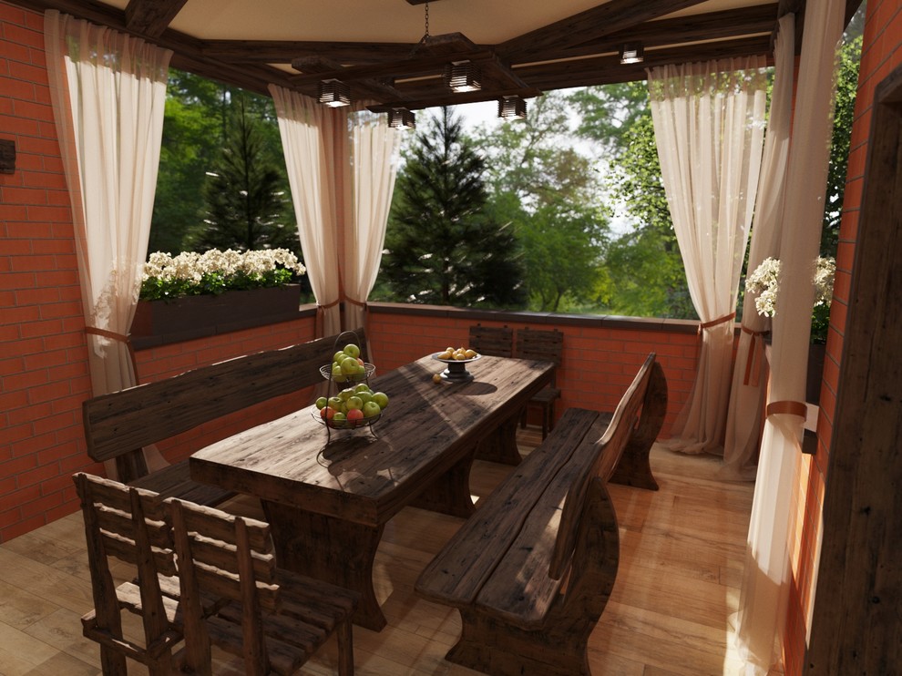 Беседка в загородном доме