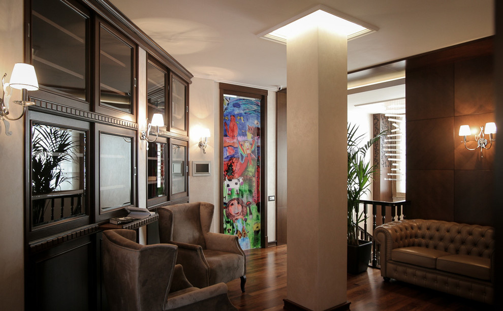 Маятниковые двери и перегородки из электрохромного (смарт) стекла