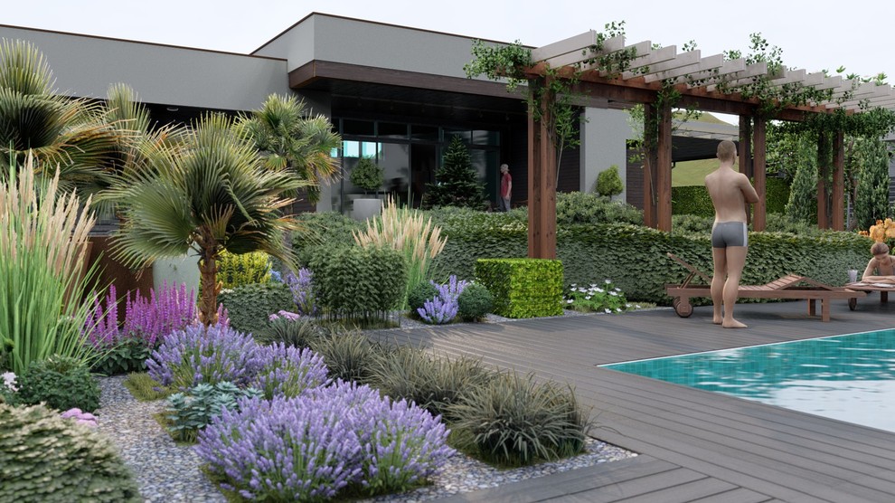 Благоустройство территории частного дома