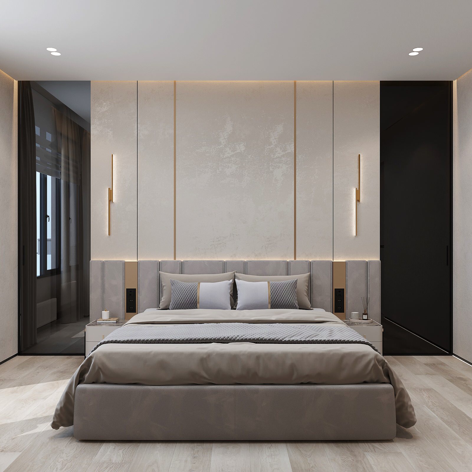 2023г. Интерьер квартиры 134 м2 в ЖК "Чикаго"