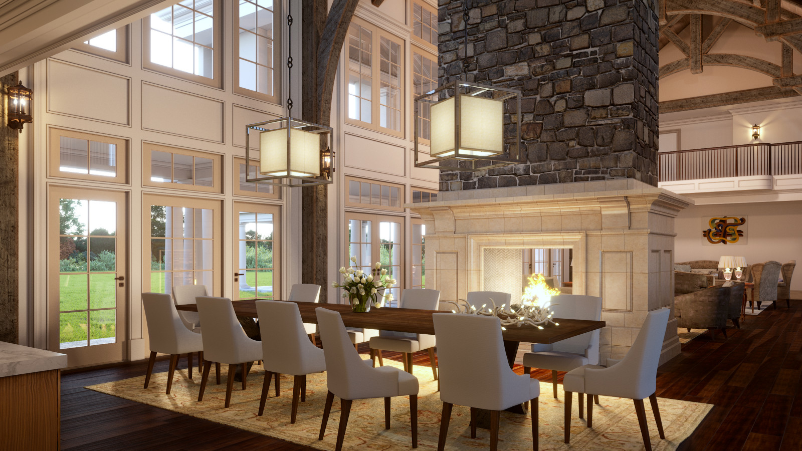 Gambrel style house, Greenwich, CT, US.