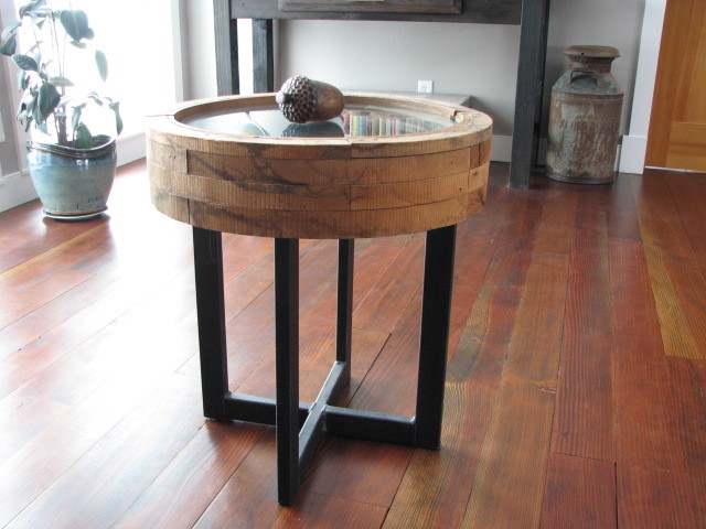 Round Window Side Table