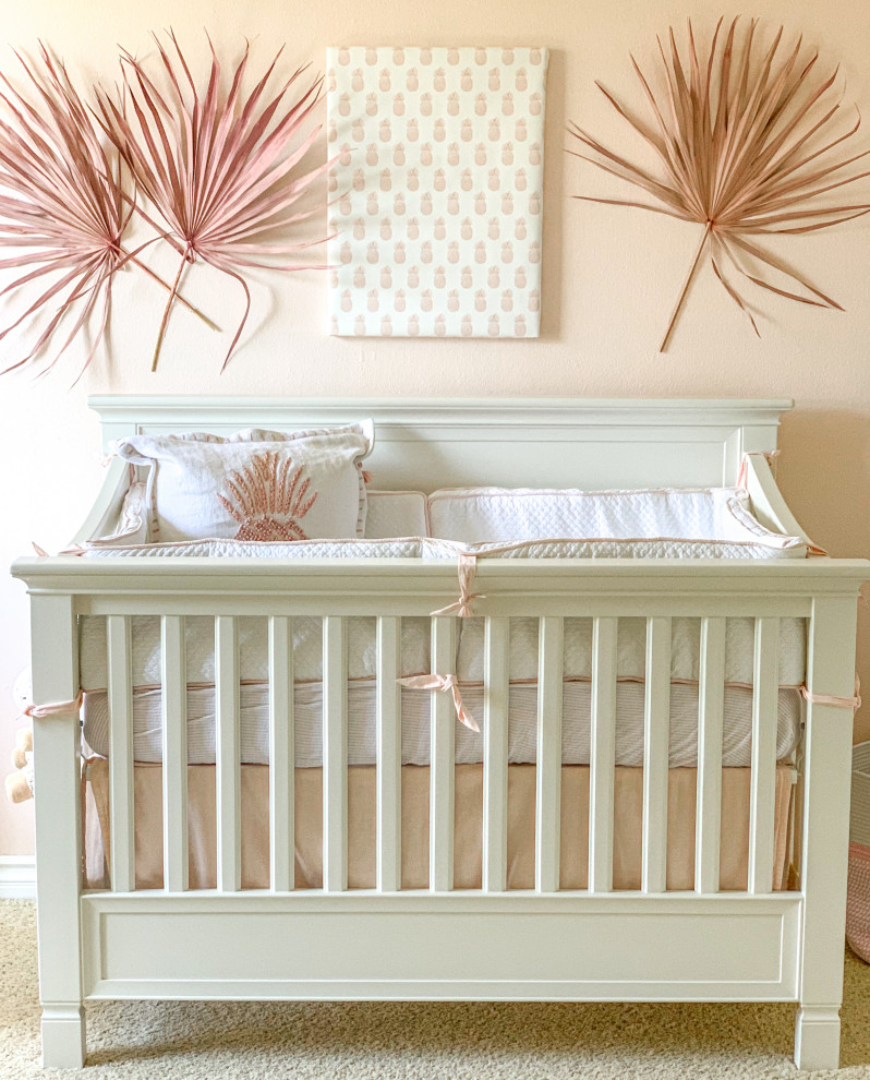Inspiration for a beach style nursery in Orange County.