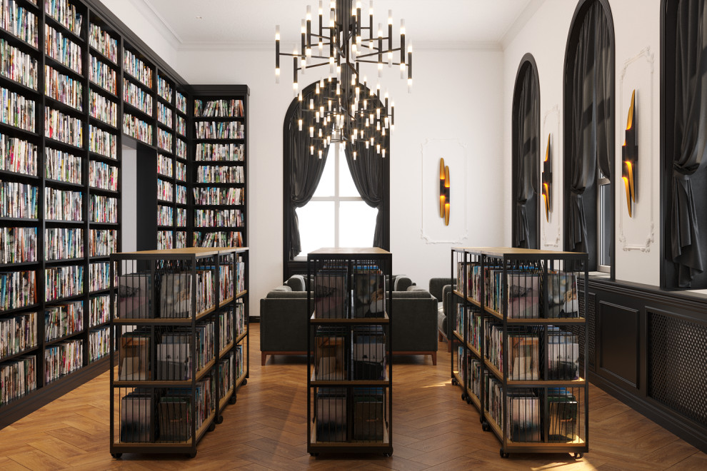 Дизайн-проект Модельной библиотеки в с.Усть-Кяхта (Республика Бурятия)